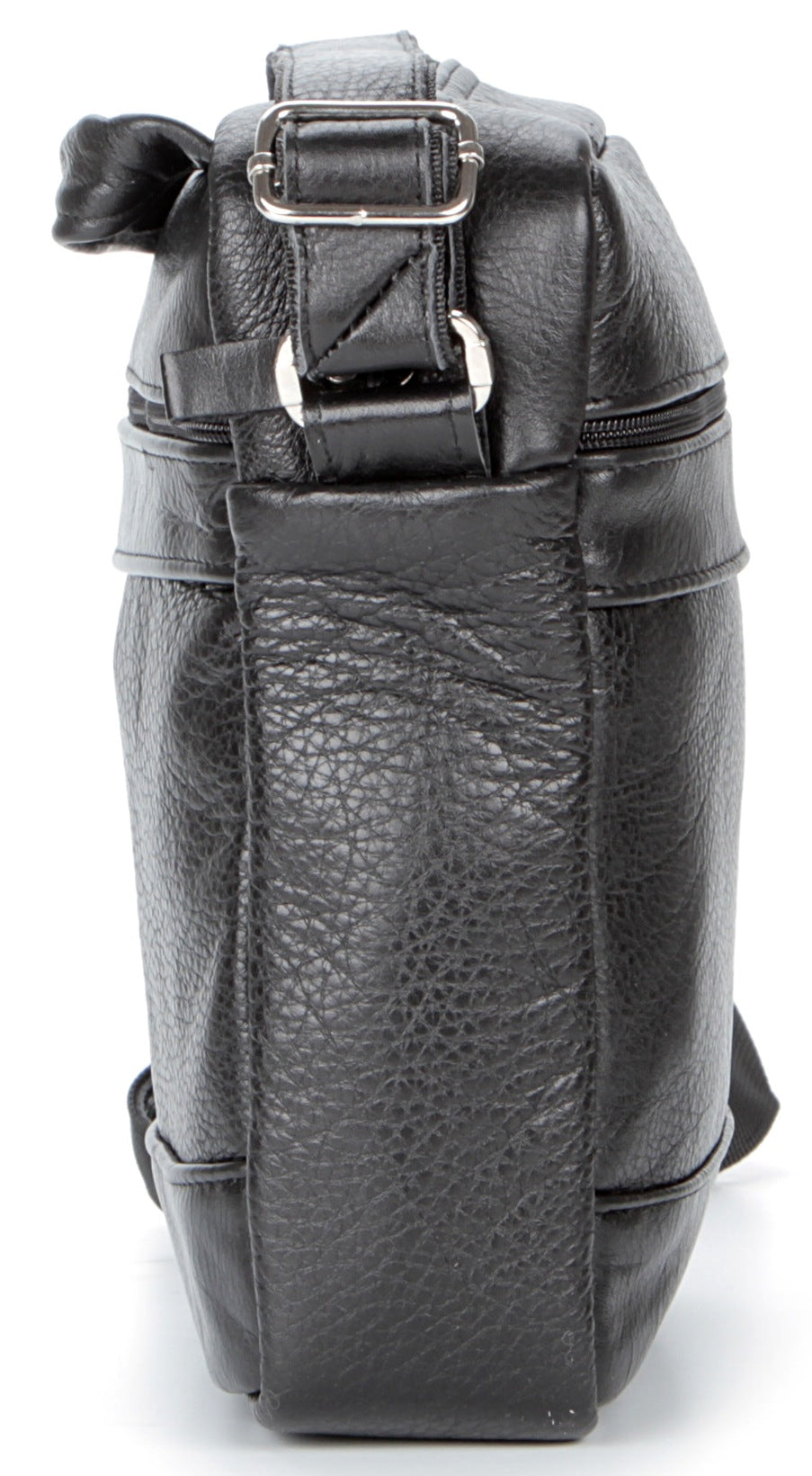 Elite Leather Men's Bag SHVIGEL 00791 Black, Genuine Leather, Ukrainian Craftsmanship