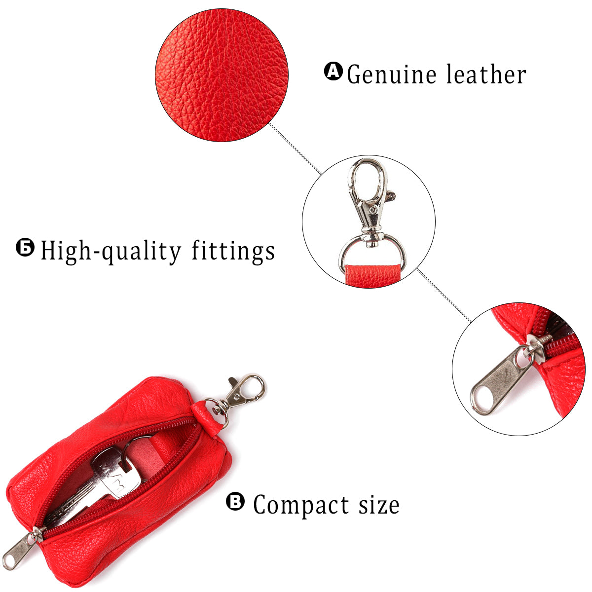 Bright Leather Key Holder Shvigel 13953 Natural Leather Made in Ukraine