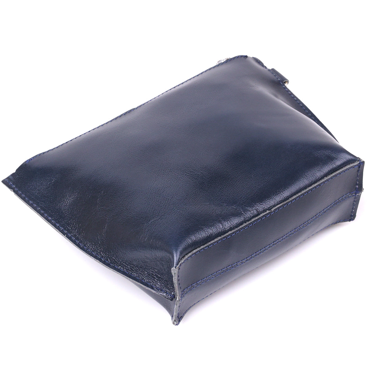 Women's Skincare SHVIGEL 16413 Blue Natural Leather Made in Ukraine