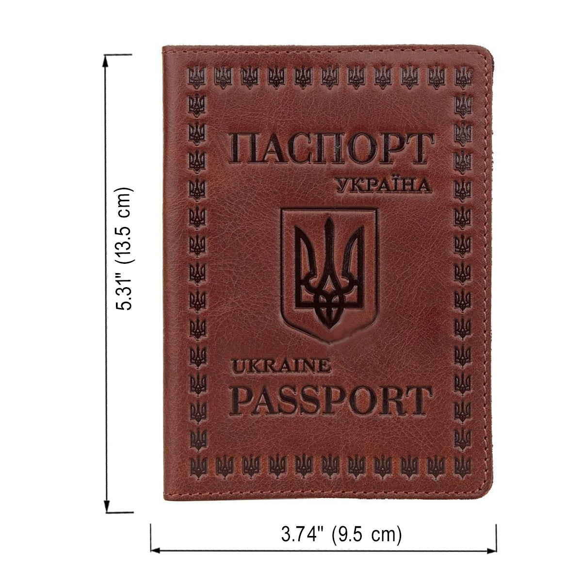 Reliable SHVIGEL Leather Passport Cover 16133 Made in Ukraine Natural Leather