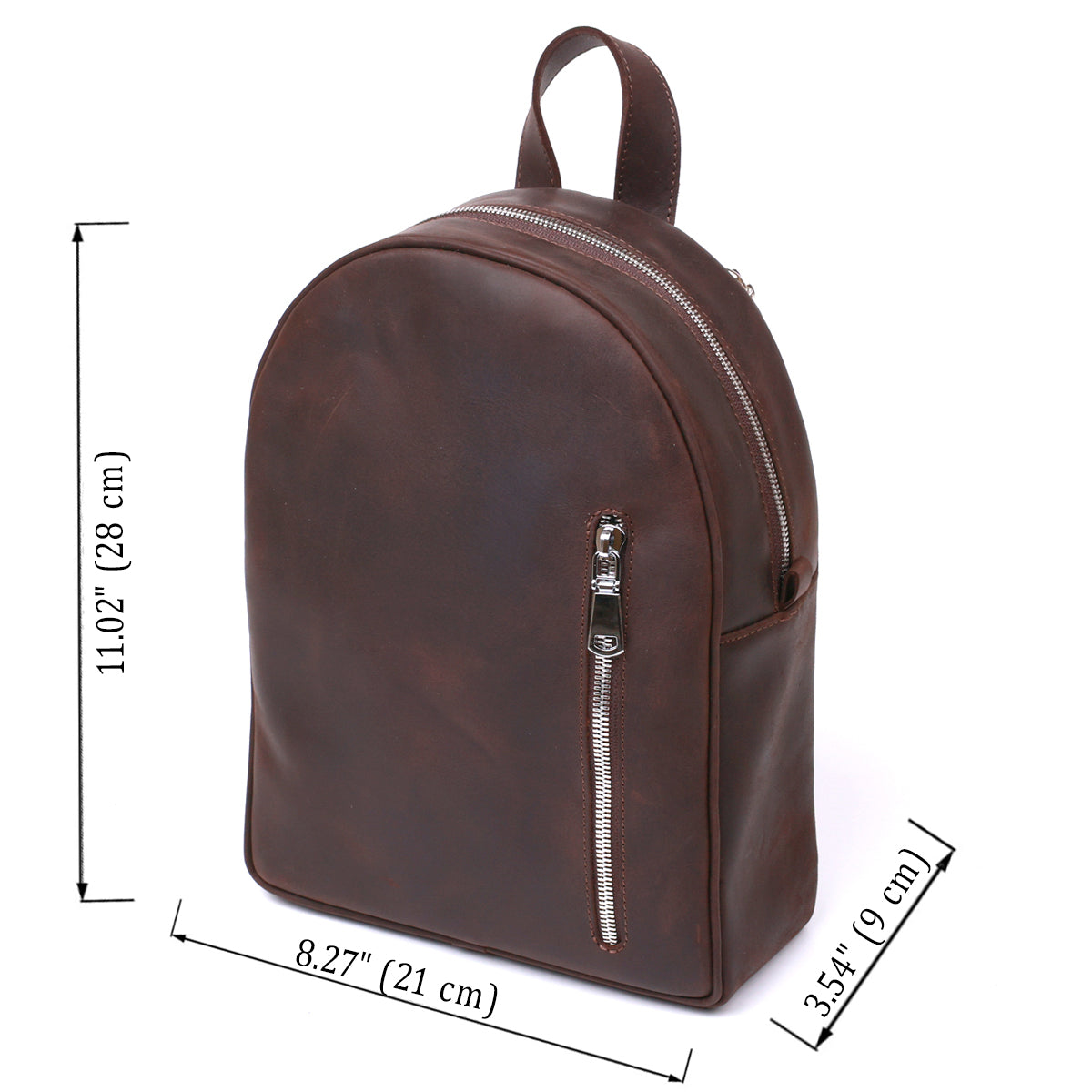 Universal Women's Backpack SHVIGEL 16329 Brown Genuine Leather Fashion Bag