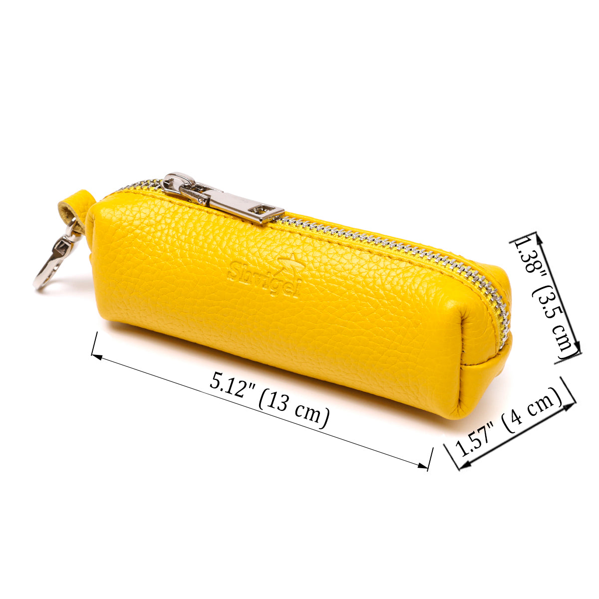 Bright Women's Key Holder SHVIGEL 16540 Yellow Natural Leather for Keys