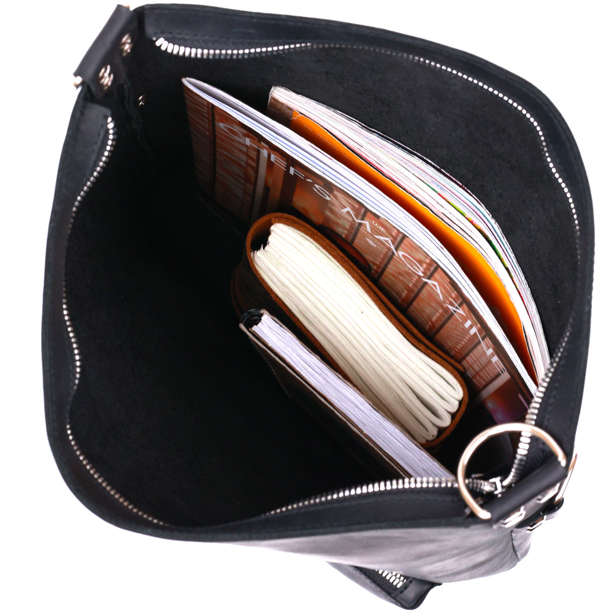 Stylish Vintage Women's Bag SHVIGEL 16338 Black Natural Leather Premium Quality