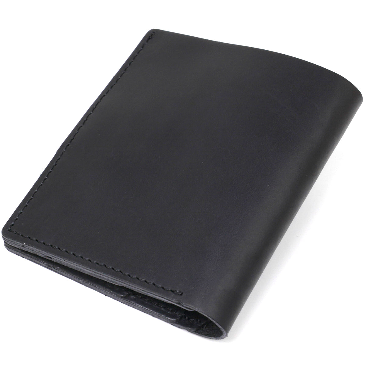 Matte Men's Wallet SHVIGEL 16495 Black Genuine Leather Elegant Design