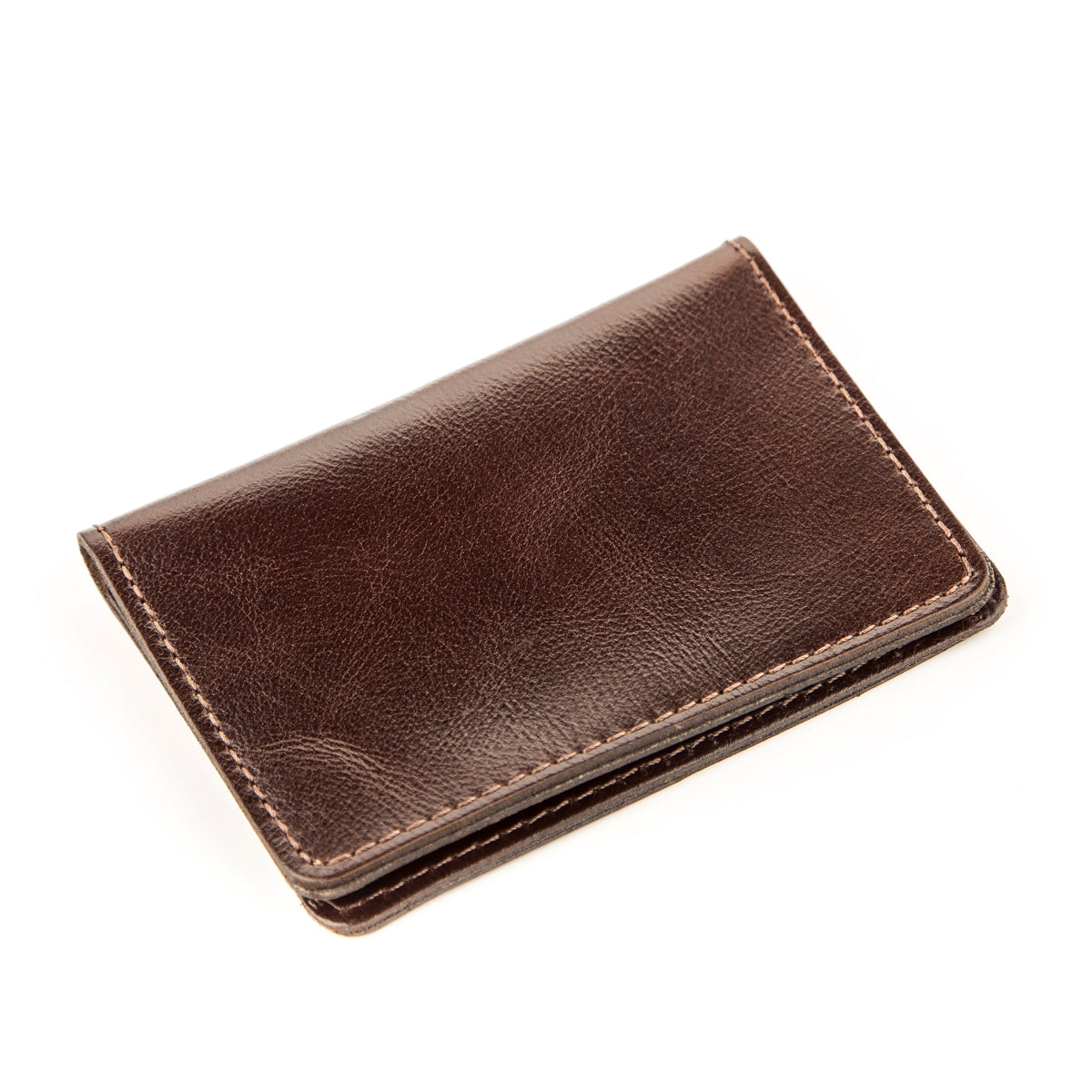 Leather Driver’s License Holder by SHVIGEL, Model 13927, Brown, Natural Leather