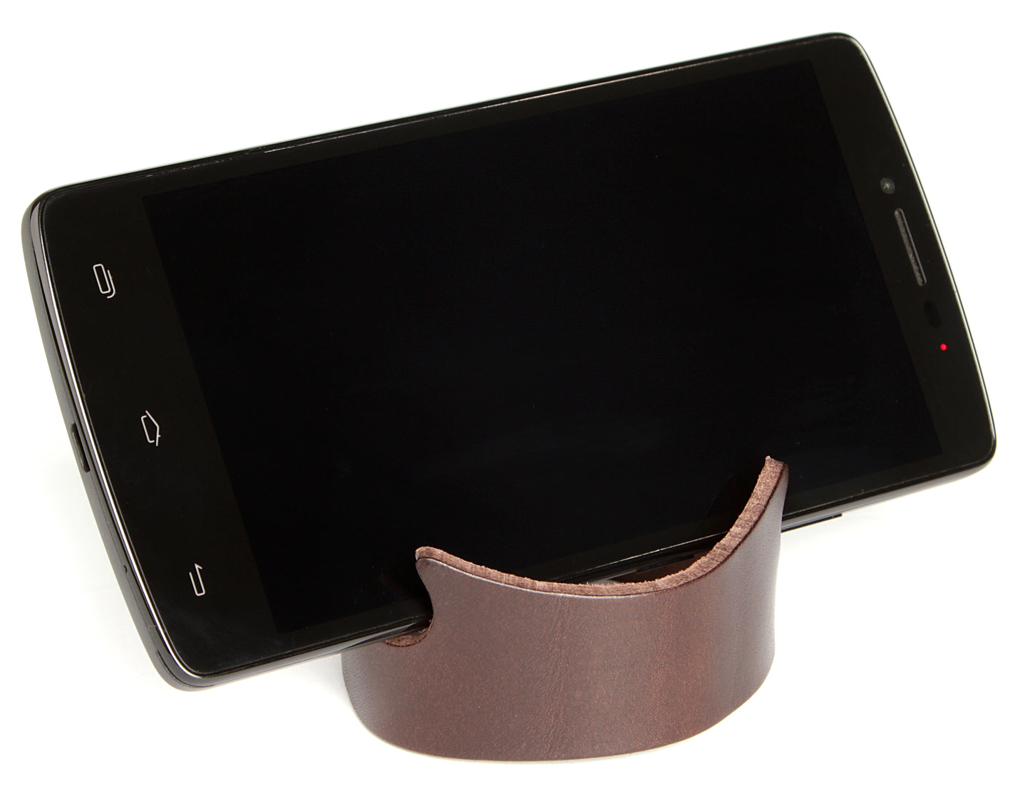 Natural Leather Bracelet SHVIGEL 13797 Brown - Handmade from Ukrainian Leather