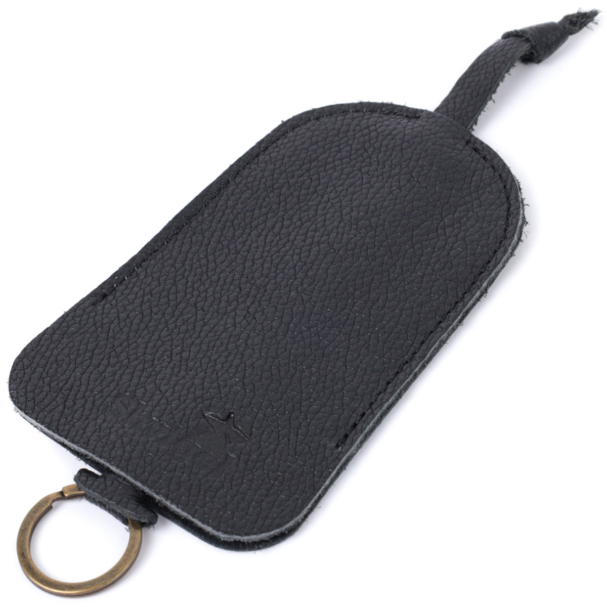 Leather Key Holder SHVIGEL 15313 Black Genuine Leather for Keys Made in Ukraine