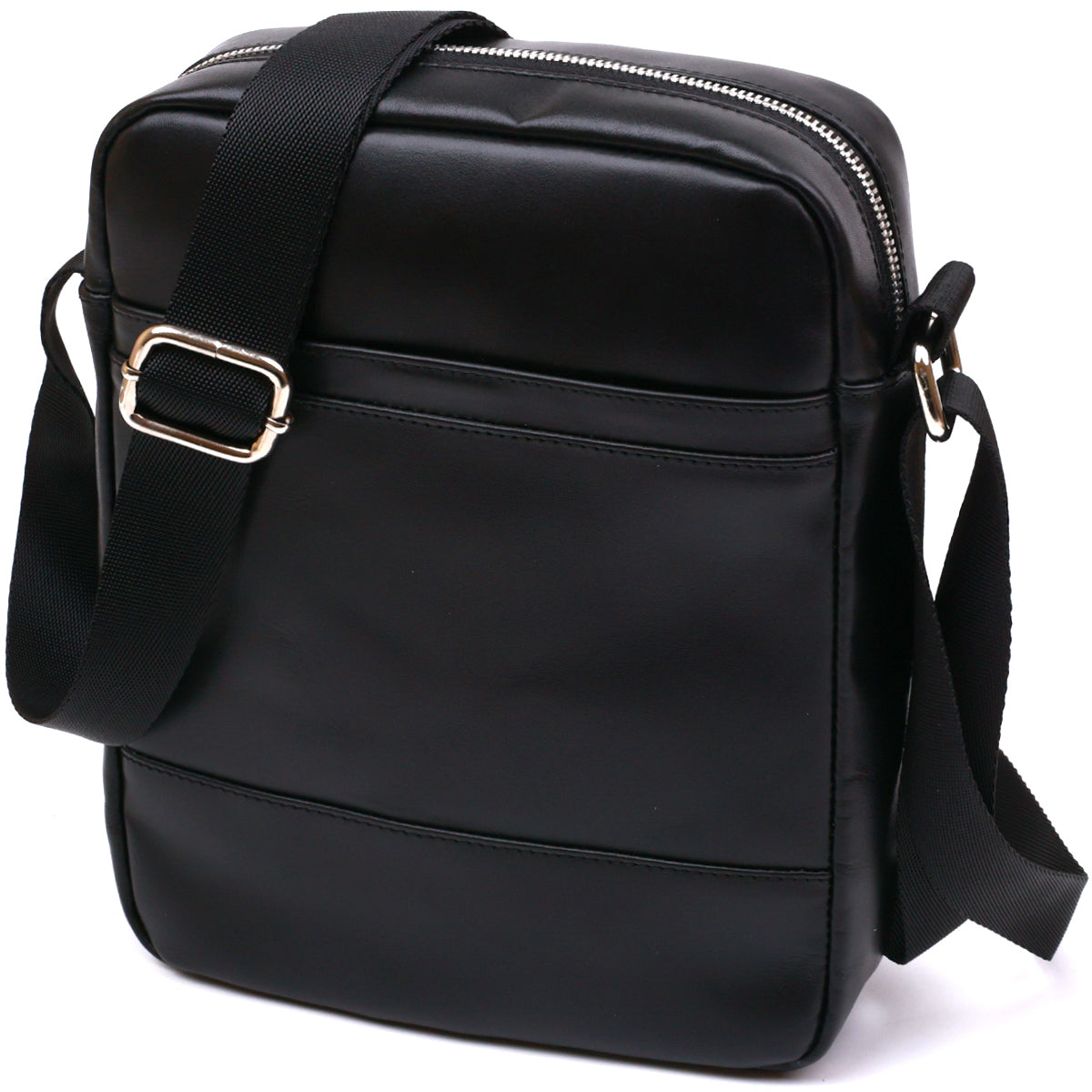 High-Quality Leather Men's Bag SHVIGEL 16336 Black - Crafted from Natural Leather