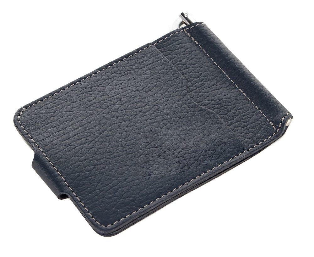 High-Quality Leather Money Clip SHVIGEL 16142 Ukrainian Made Genuine Leather