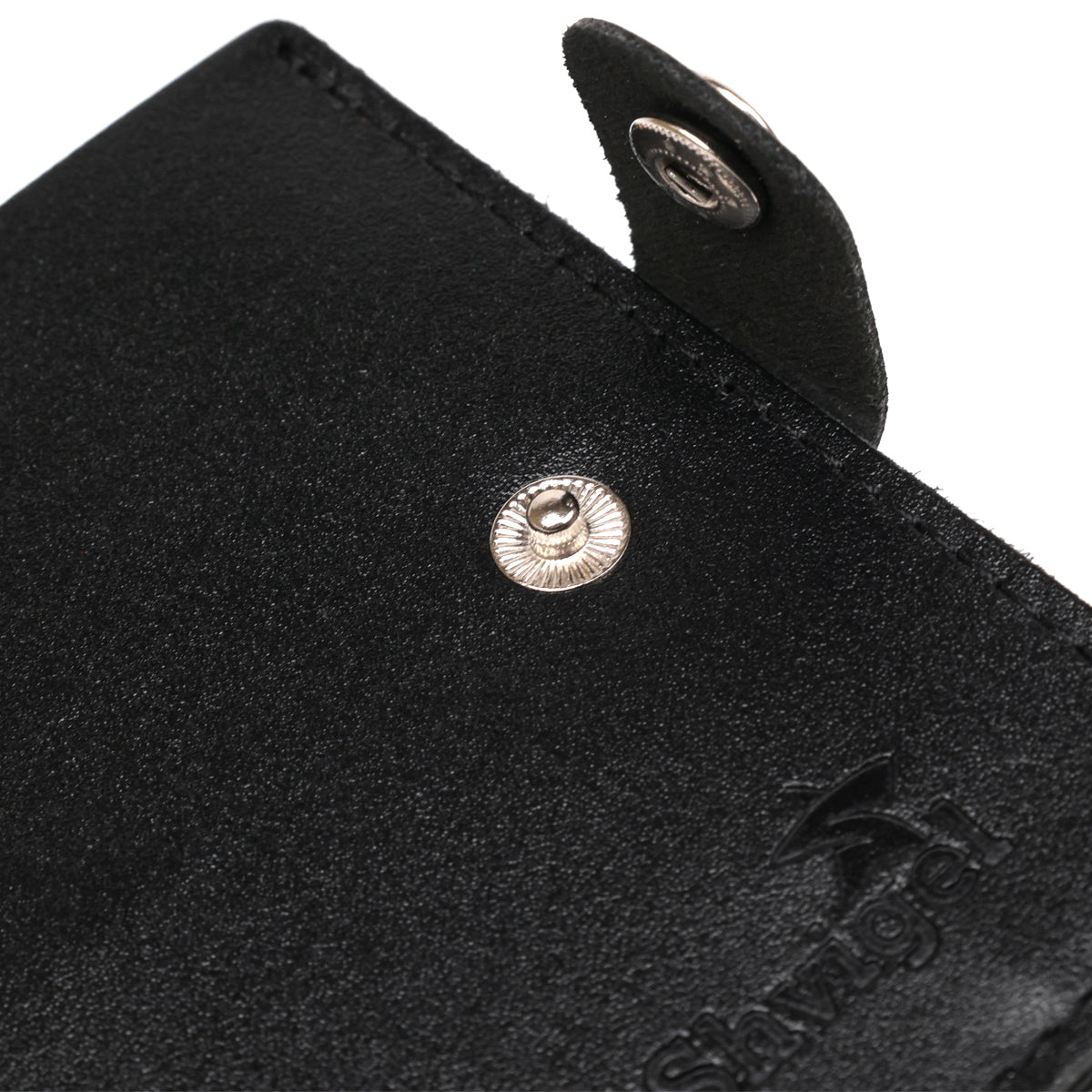 Vertical Men's Leather Wallet with Coin Pocket SHVIGEL 16221 Black - Genuine Leather from Ukraine