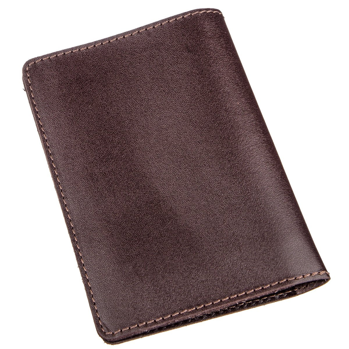 Large Driver Document Cover SHVIGEL 13986 Brown Natural Leather Wallet
