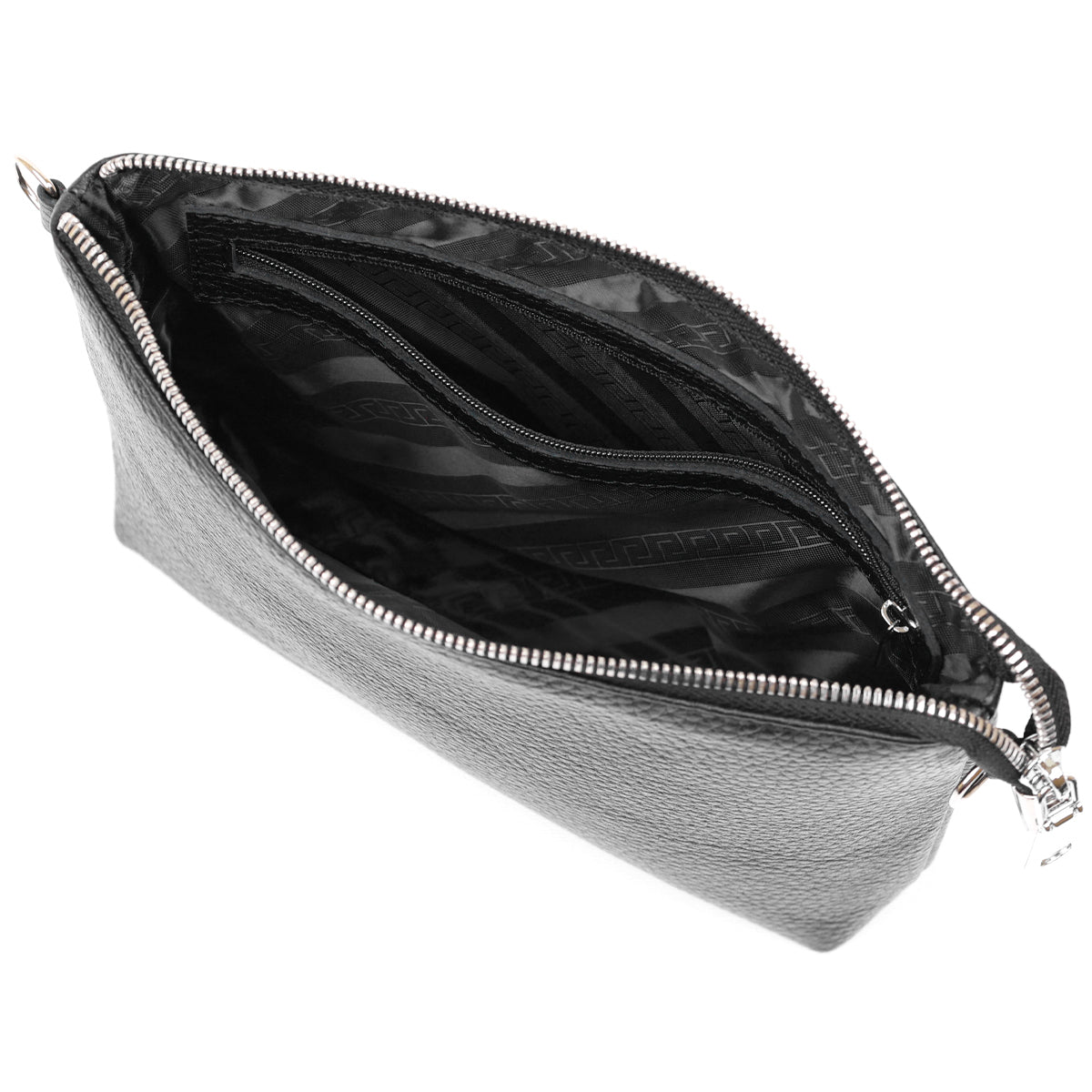Women's Crossbody Bag SHVIGEL 16341 Black Leather - Stylish Natural Skin Design
