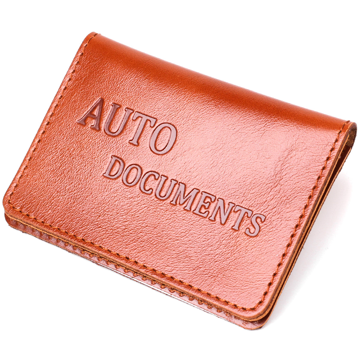 Genuine Leather Driver's License Cover SHVIGEL 16137 Ukraine Natural Leather Black