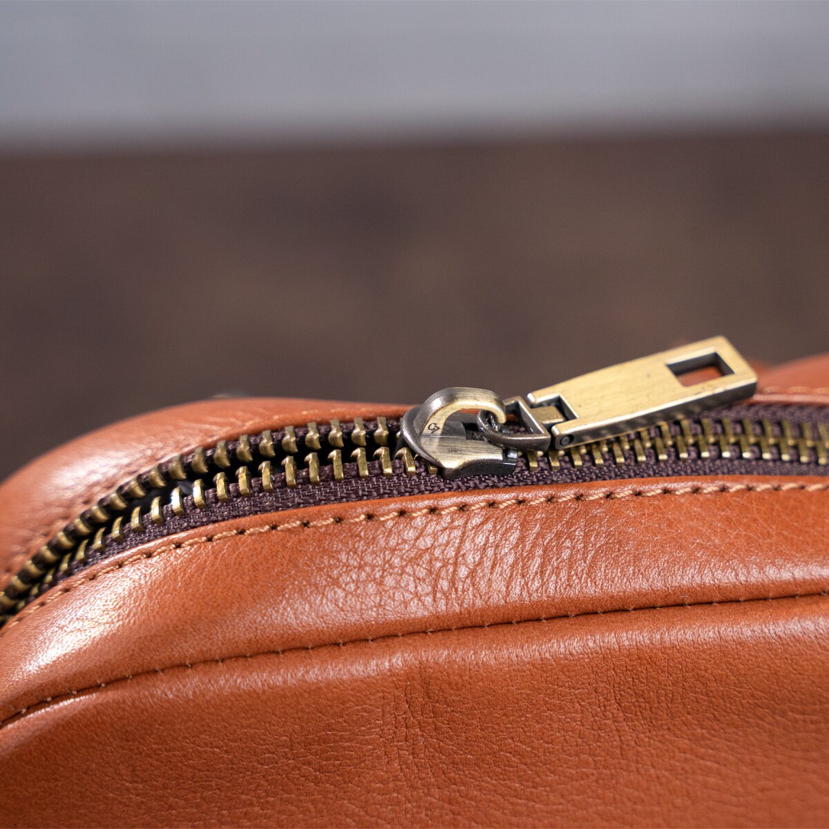 Leather Men's Bag SHVIGEL 19104 in Ruda Color – Made in Ukraine with Natural Leather