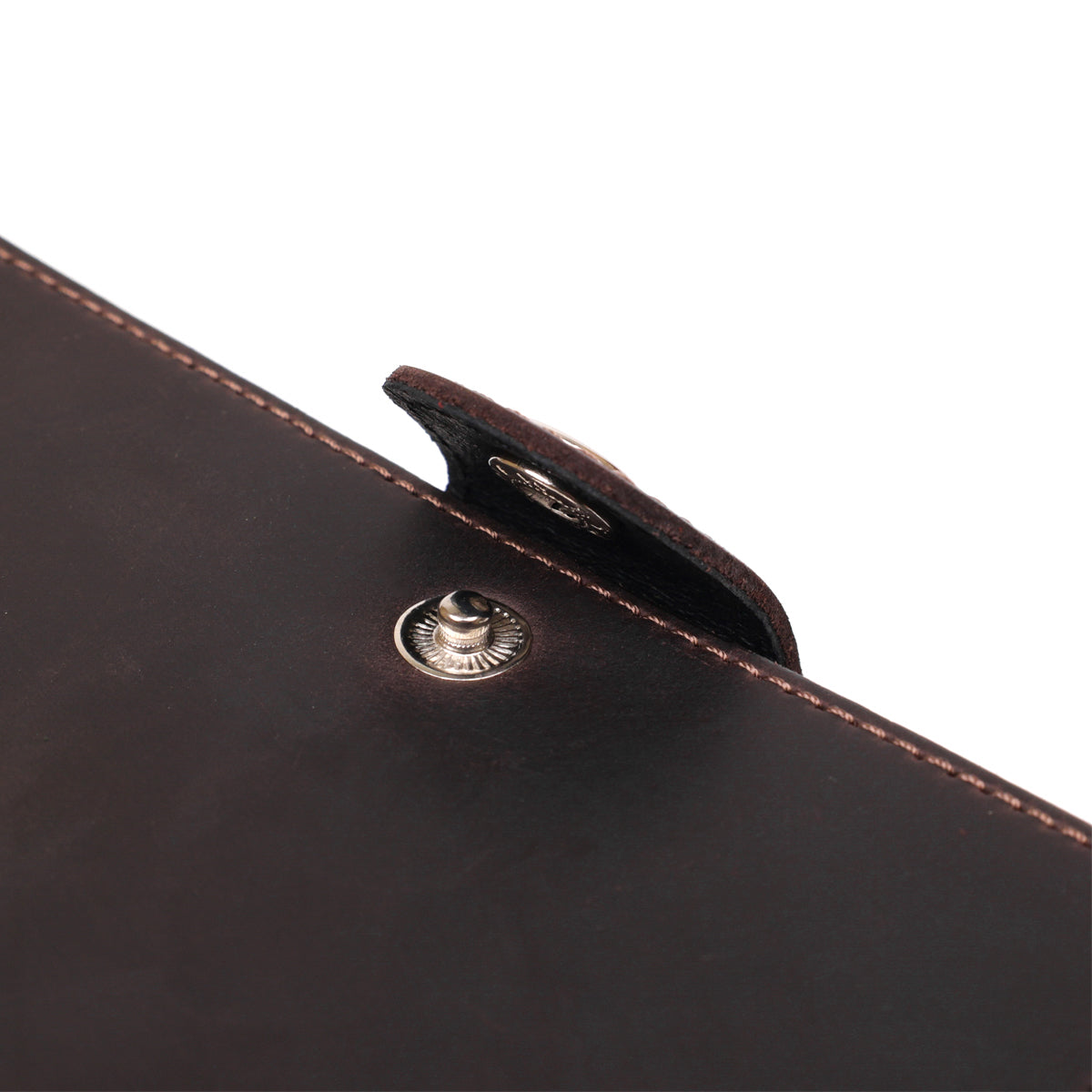 Large SHVIGEL Business Card Holder 13904 Brown Leather for Visiting Cards