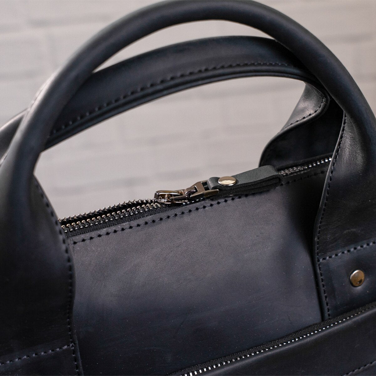 Laptop Bag SHVIGEL 11035 Black Genuine Leather with Stylish Design
