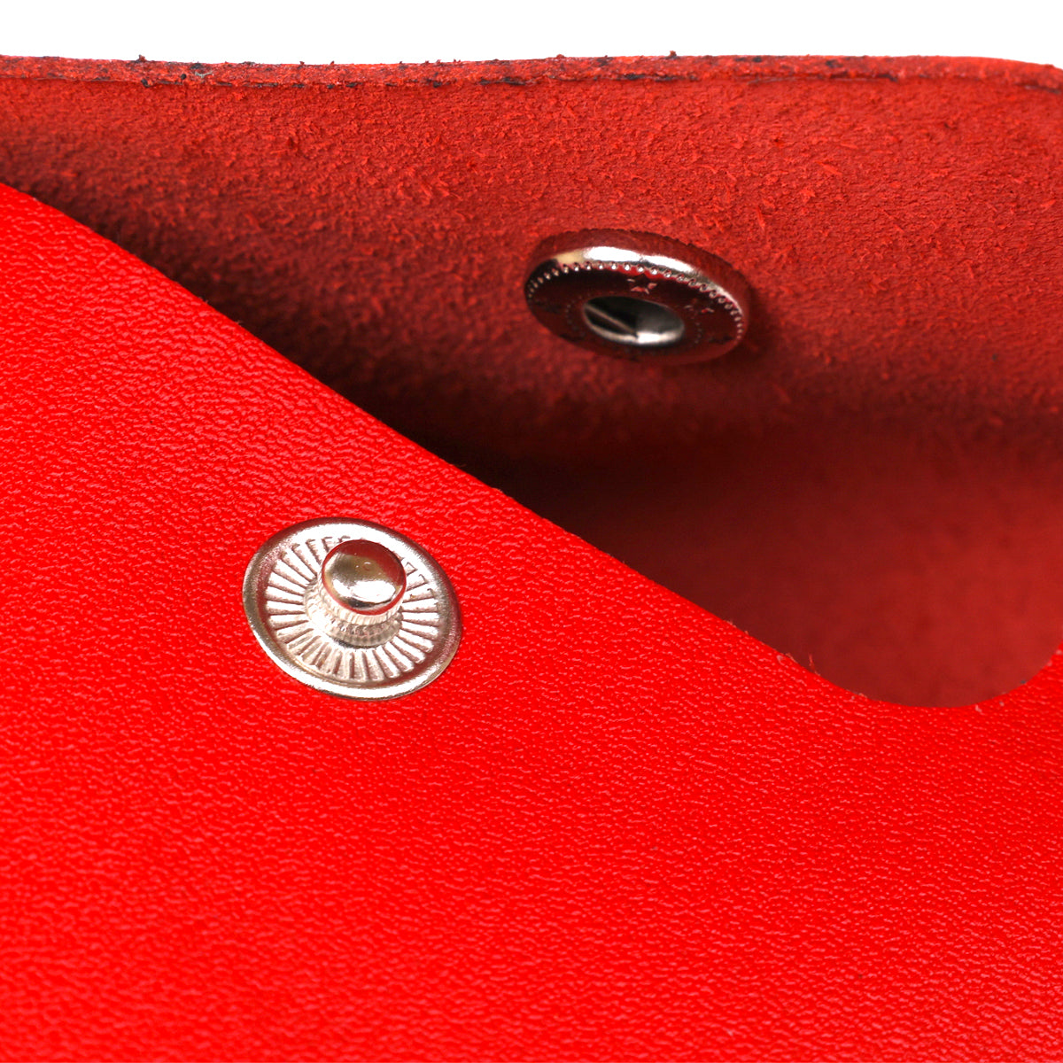 Leather Travel Cosmetic Bag SHVIGEL 16421 Red Natural Leather Made in Ukraine