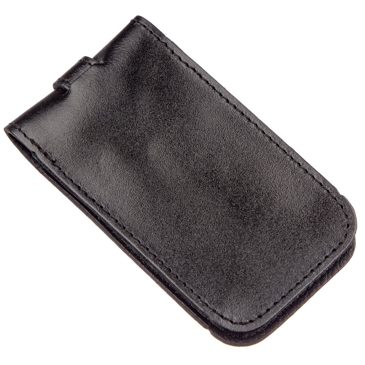 Compact Leather Key Case SHVIGEL 13961 Black Natural Leather for Keys