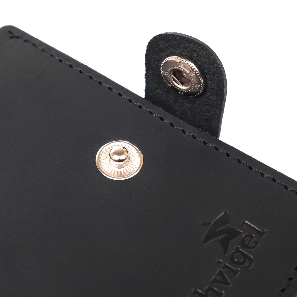 Matte Men's Wallet SHVIGEL 16495 Black Genuine Leather Elegant Design