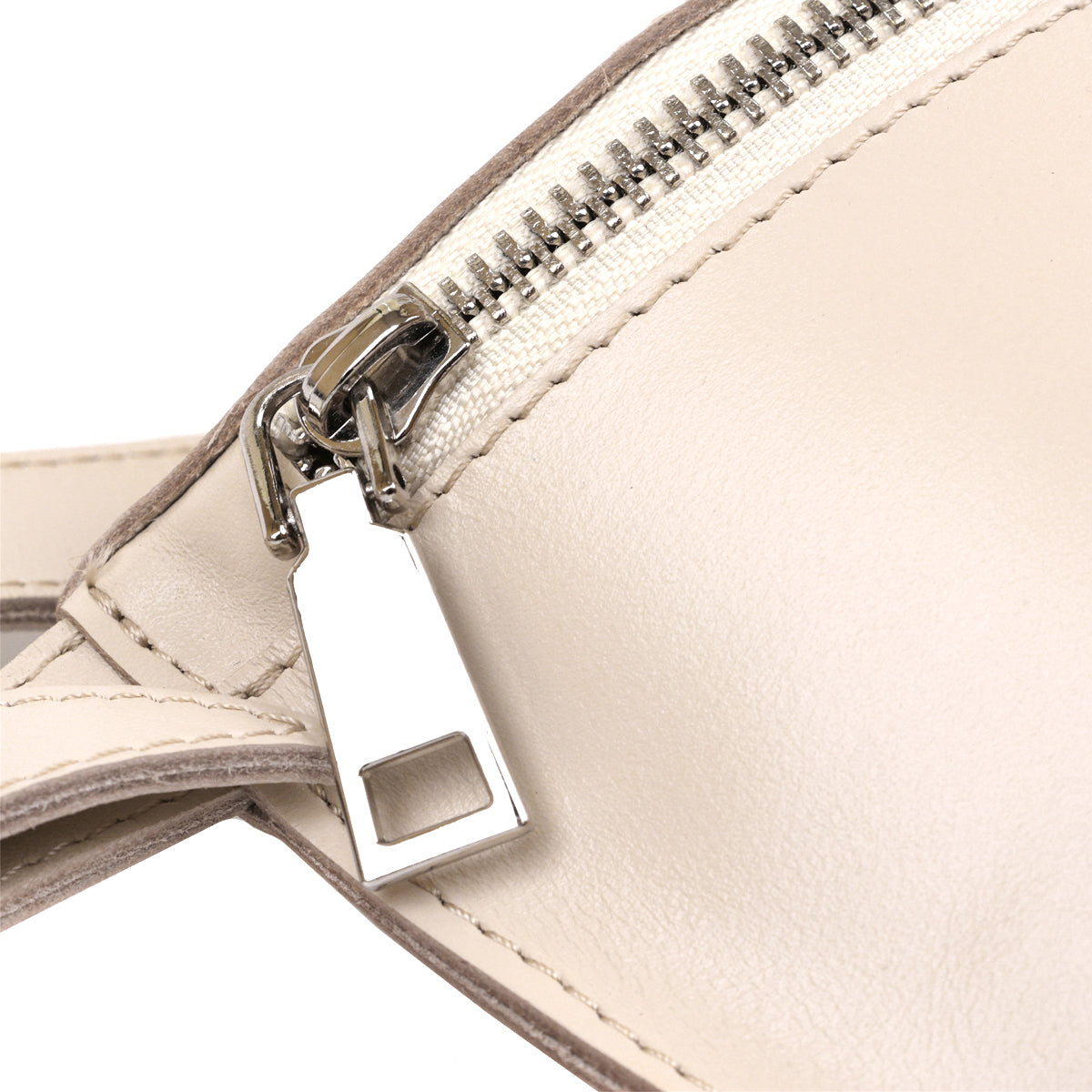 Stylish Women's Leather Fanny Pack SHVIGEL 16391 Beige Genuine Leather Design
