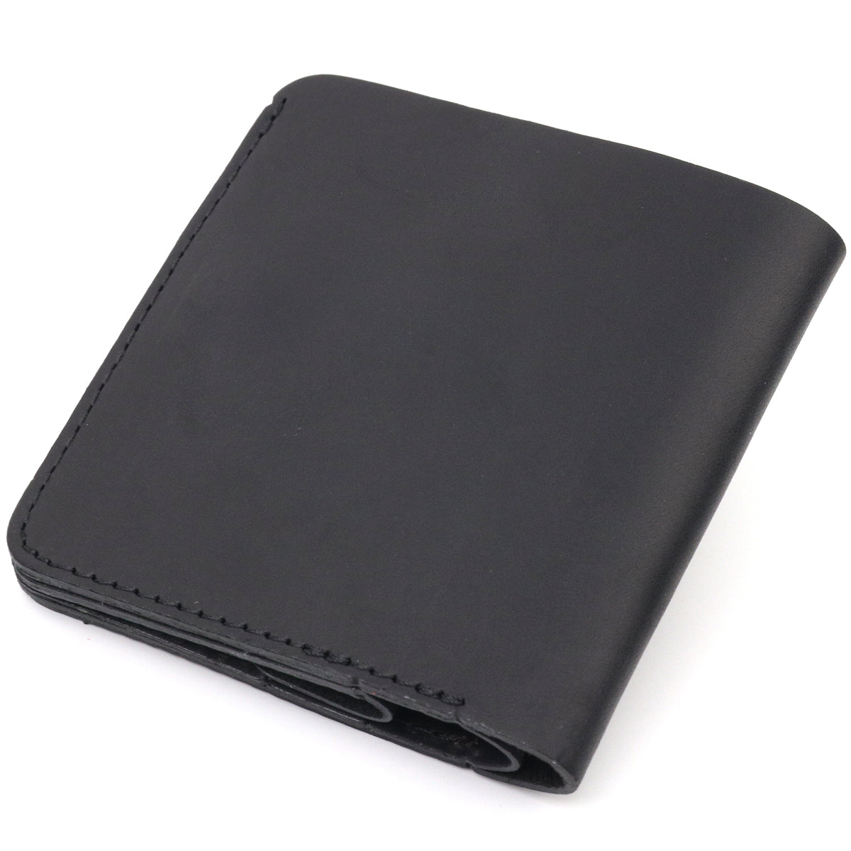 Matte Men's Wallet Natural Leather SHVIGEL 16600 Black Durable Design