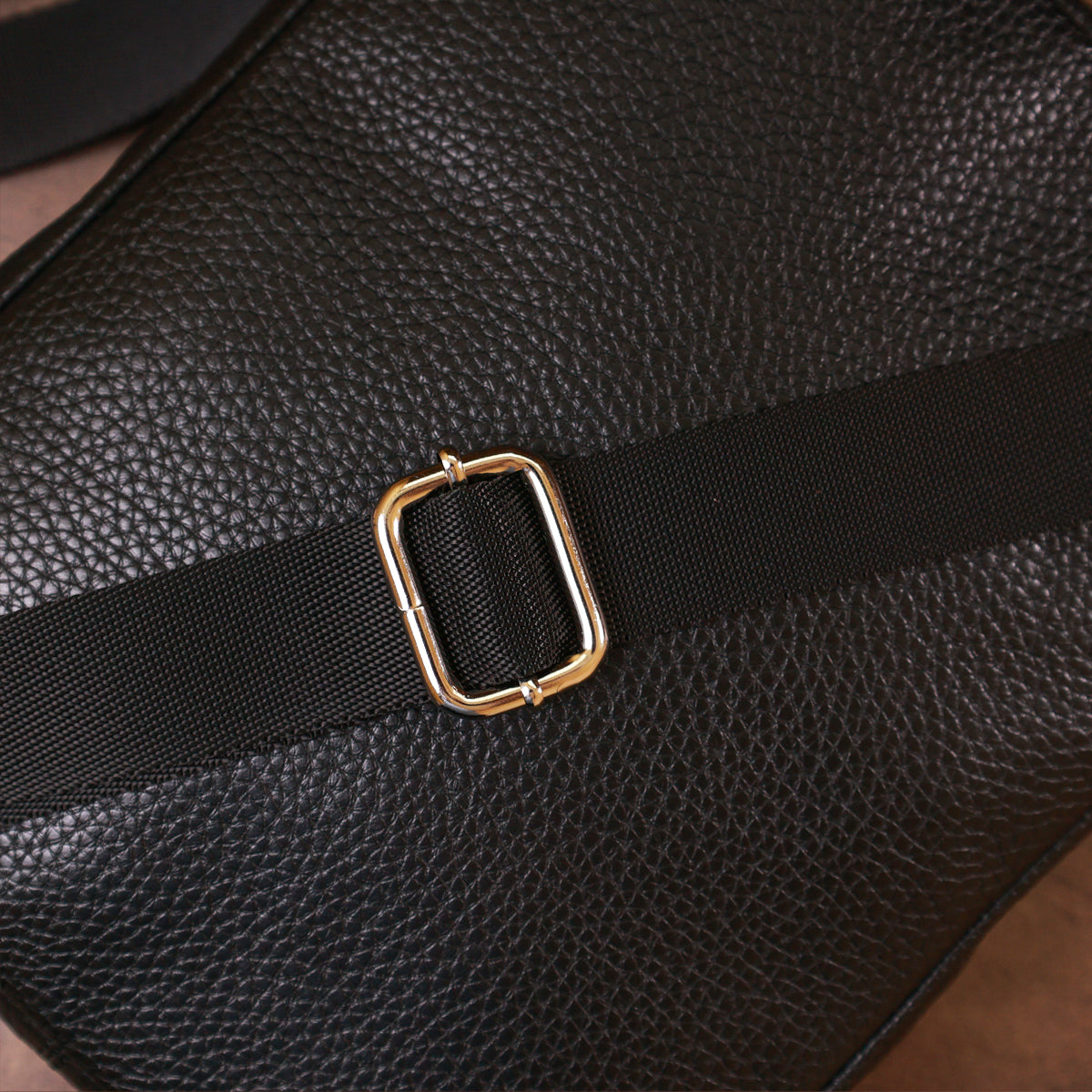 Men's Shoulder Bag SHVIGEL 16334 Black Genuine Leather Practical Design