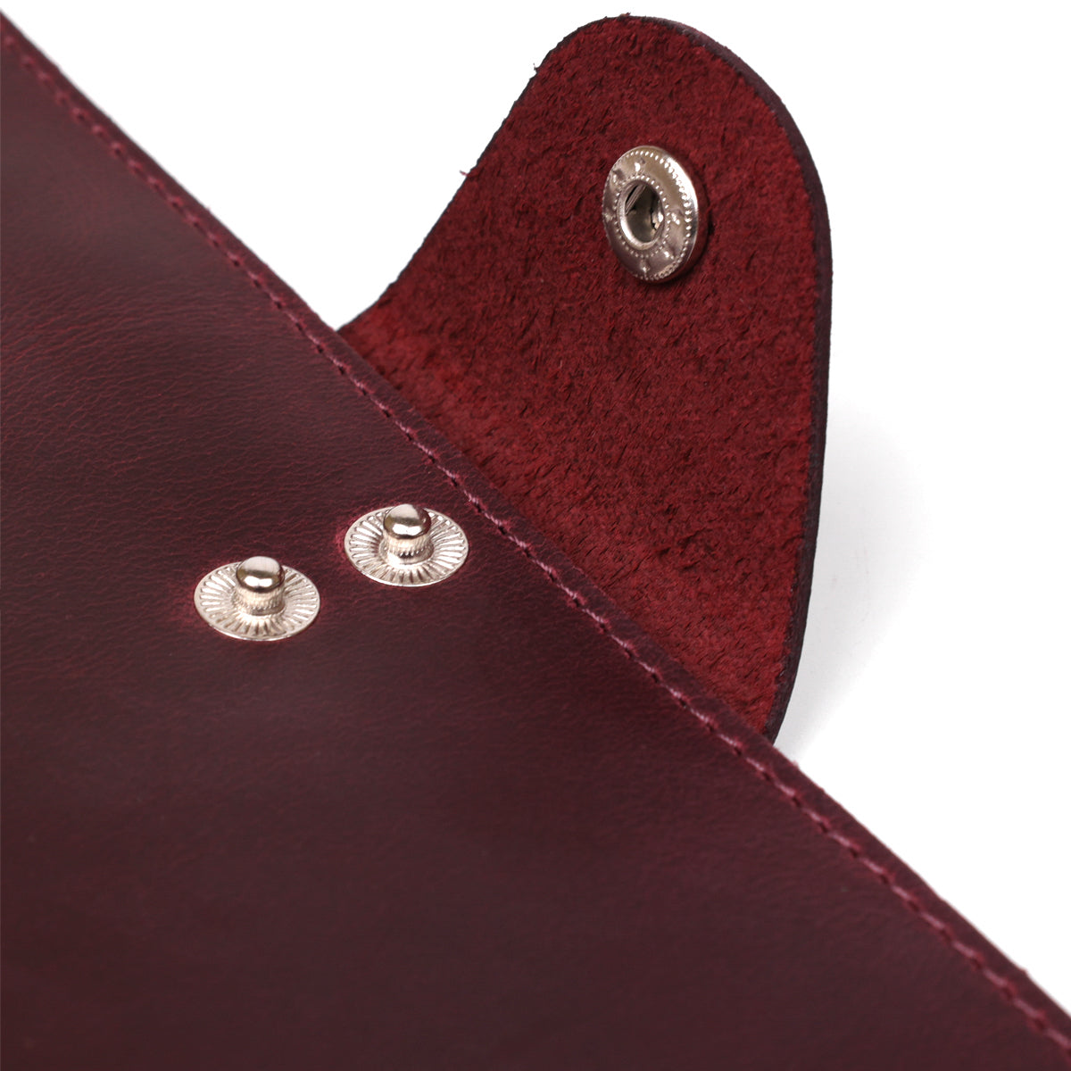 Women's Vintage Leather Wallet SHVIGEL 16166 Burgundy Natural Leather Design