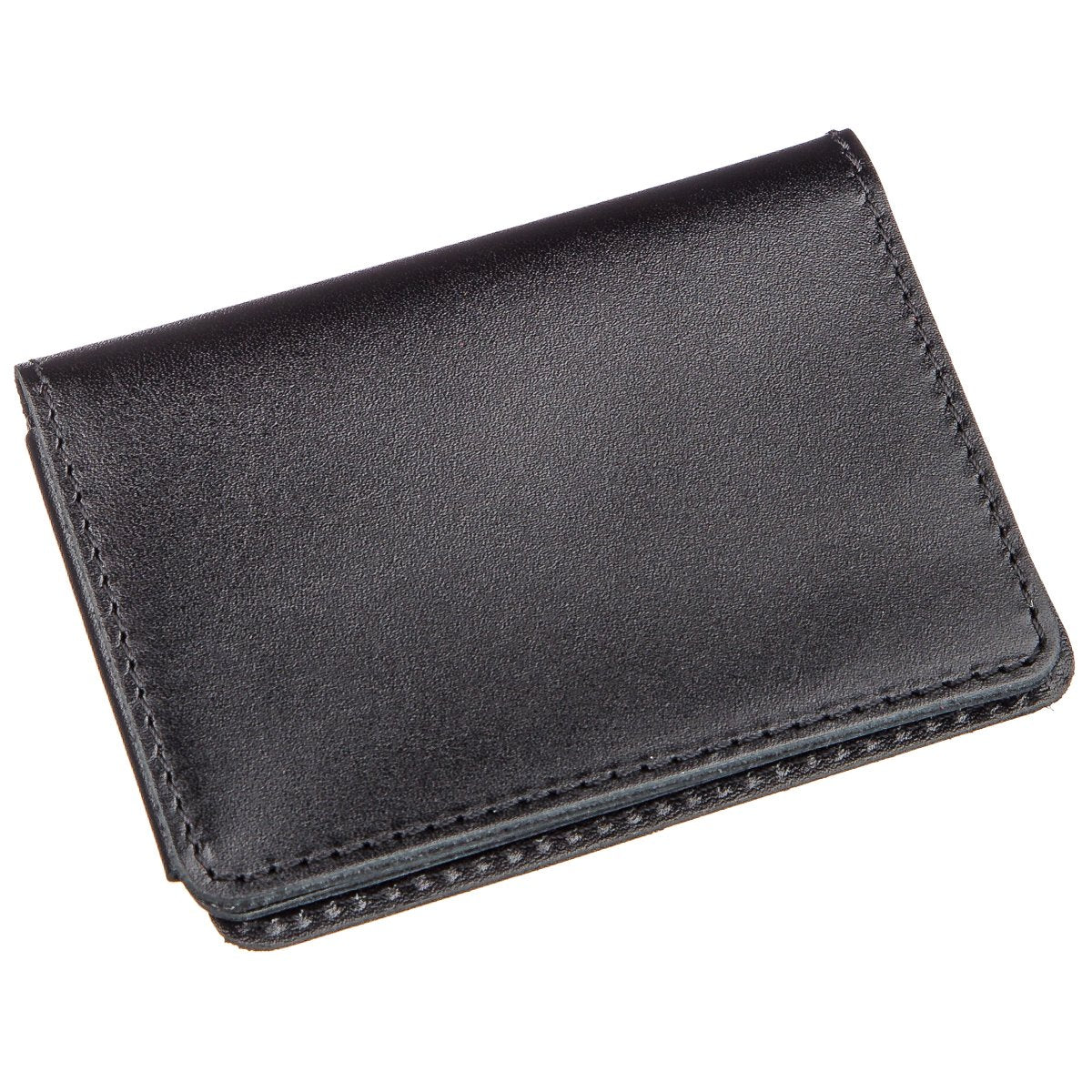 Leather Auto Document Holder with 3 Slots SHVIGEL 13966 Black for Drivers - Ukrainian Craftsmanship