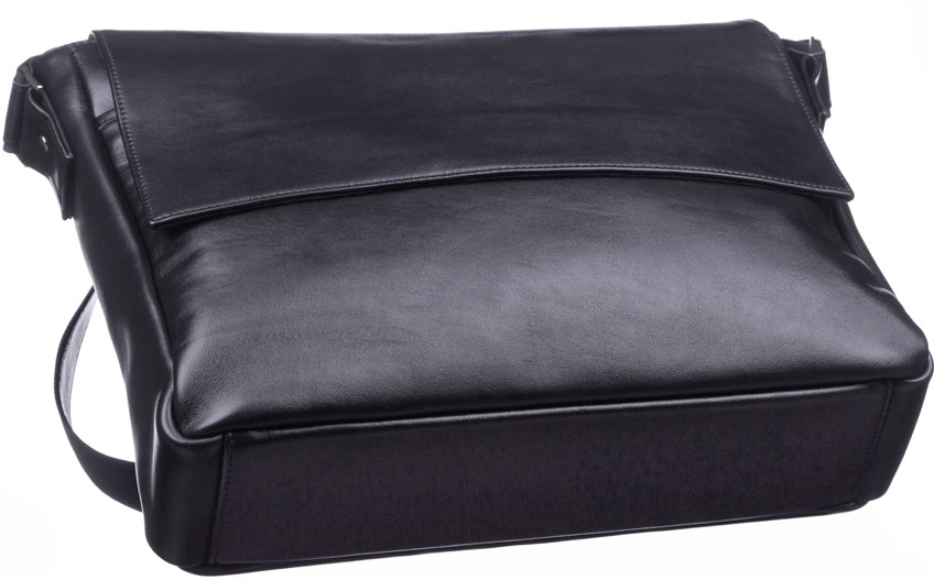 Leather Bag SHVIGEL 11039 Black - Premium Quality Natural Leather from Ukraine