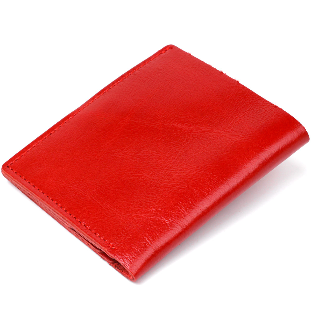 Women's Leather Wallet SHVIGEL 16482 Red Genuine Leather Durable Design