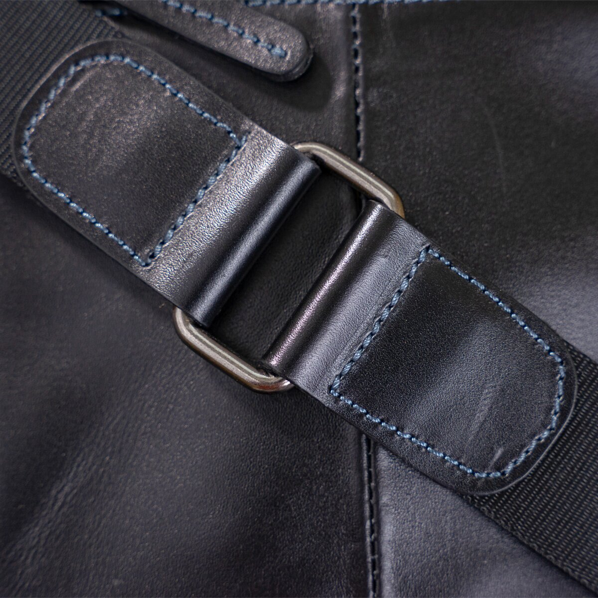 Men's Leather Bag SHVIGEL 11088 Black Natural Leather Ukraine Made Quality