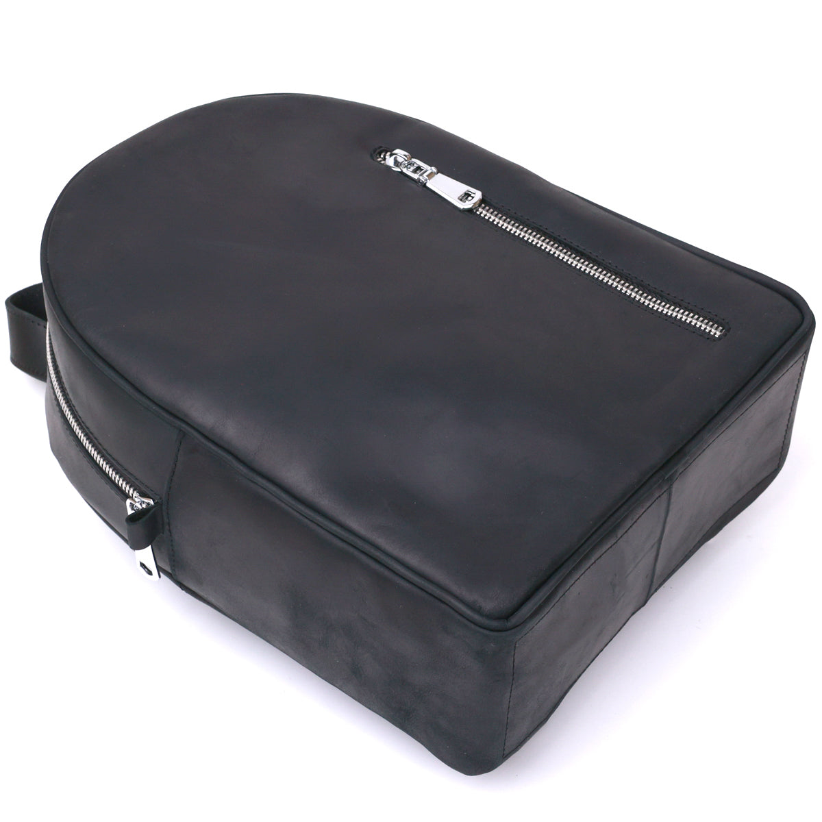 Universal Vintage Women's Backpack SHVIGEL 16328 Black Genuine Leather, Ukraine Made