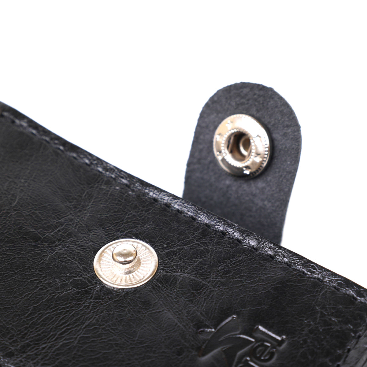 Men's Slim Leather Wallet SHVIGEL 16460 Black Genuine Leather, Ukraine Made