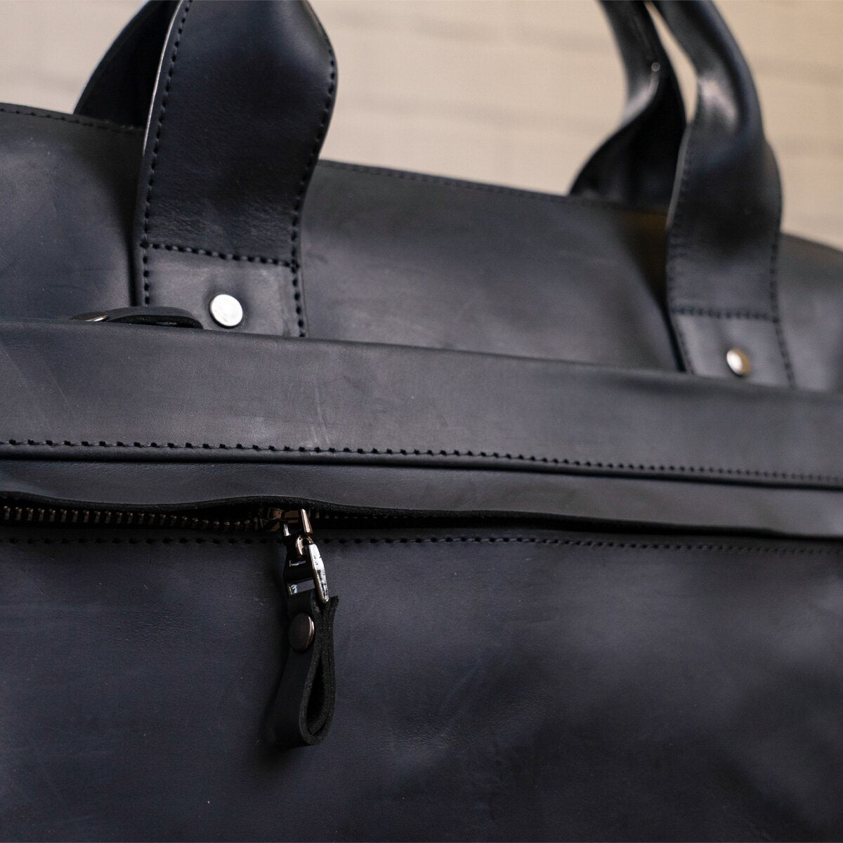 Laptop Bag SHVIGEL 11035 Black Genuine Leather with Stylish Design