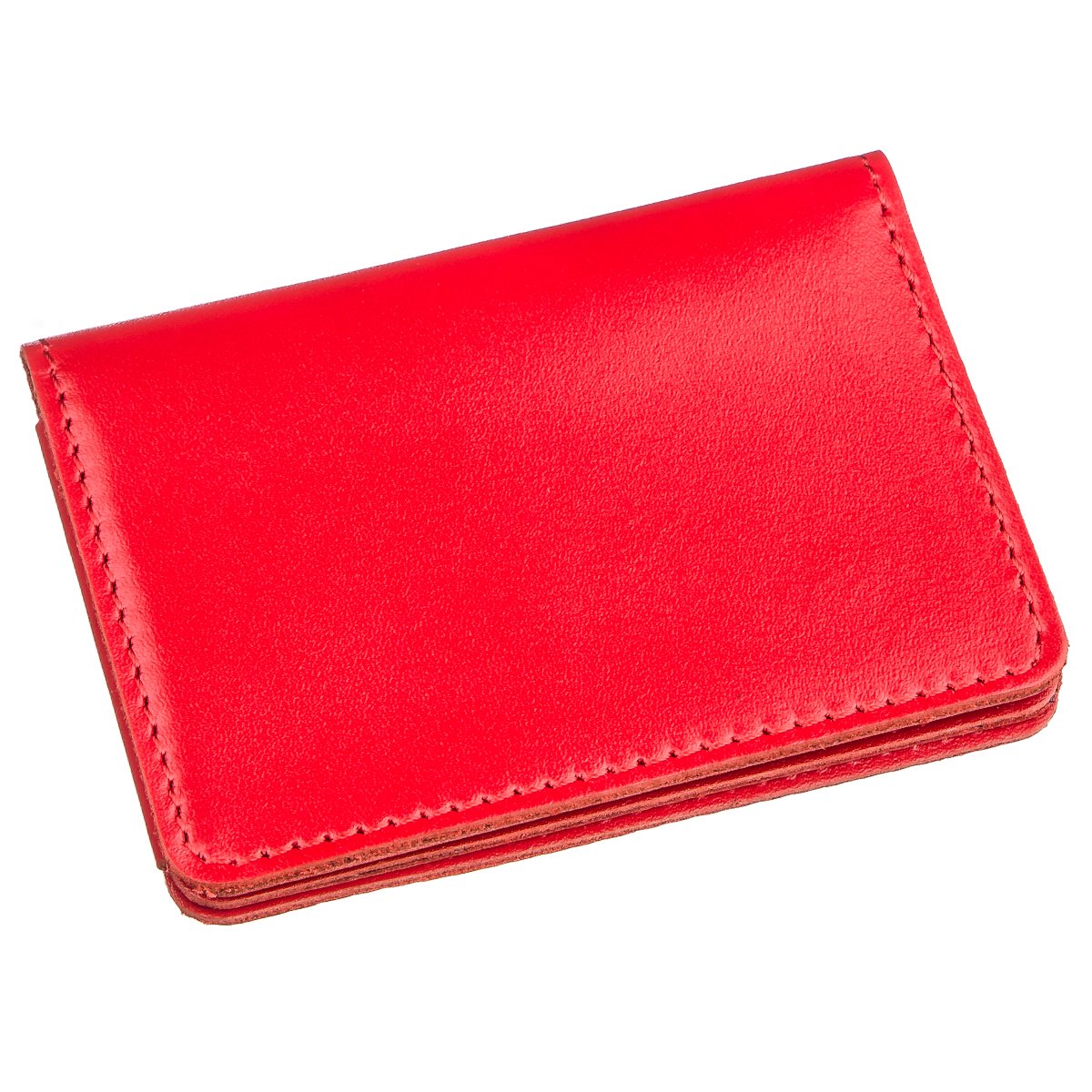 Leather Document Holder for Auto - SHVIGEL 13965 Red, 3 Slot Design, Driver's Use - Ukraine