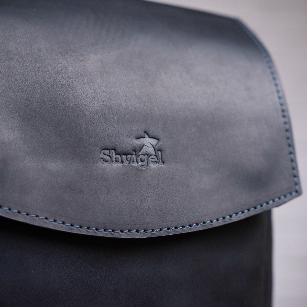 Men's Leather Bag SHVIGEL 11092 Black Genuine Leather from Ukraine, Stylish and Durable