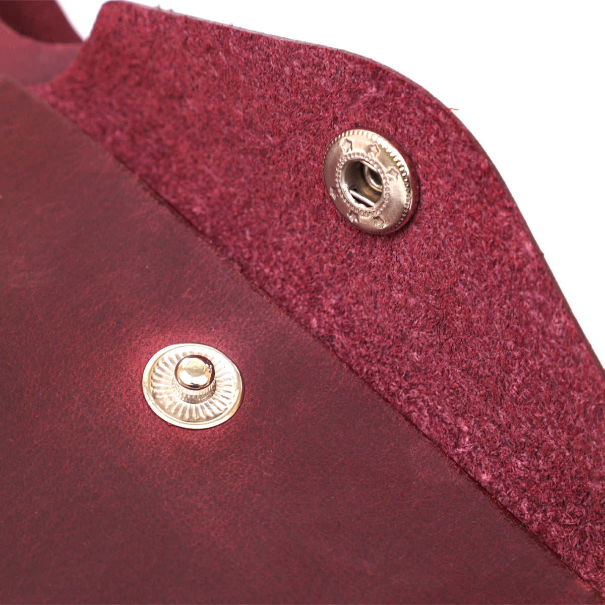 Leather Vintage Wallet SHVIGEL 16436 Burgundy | Natural Leather, Ukraine Made