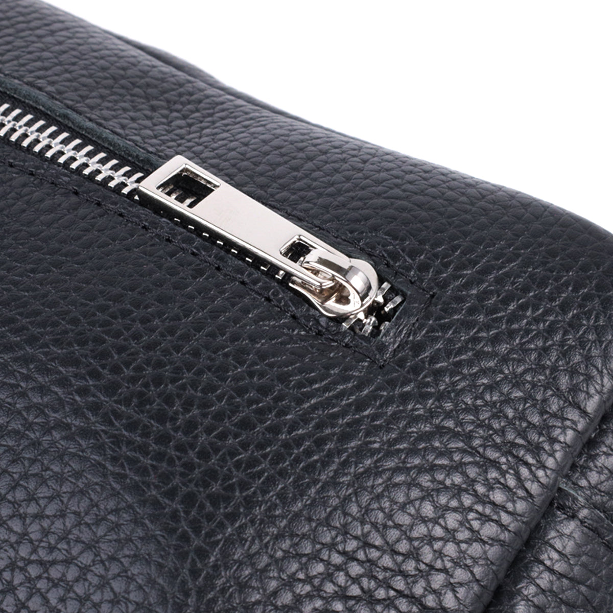 Men's Leather Sling Bag SHVIGEL 22826 Black Genuine Leather, Durable Design