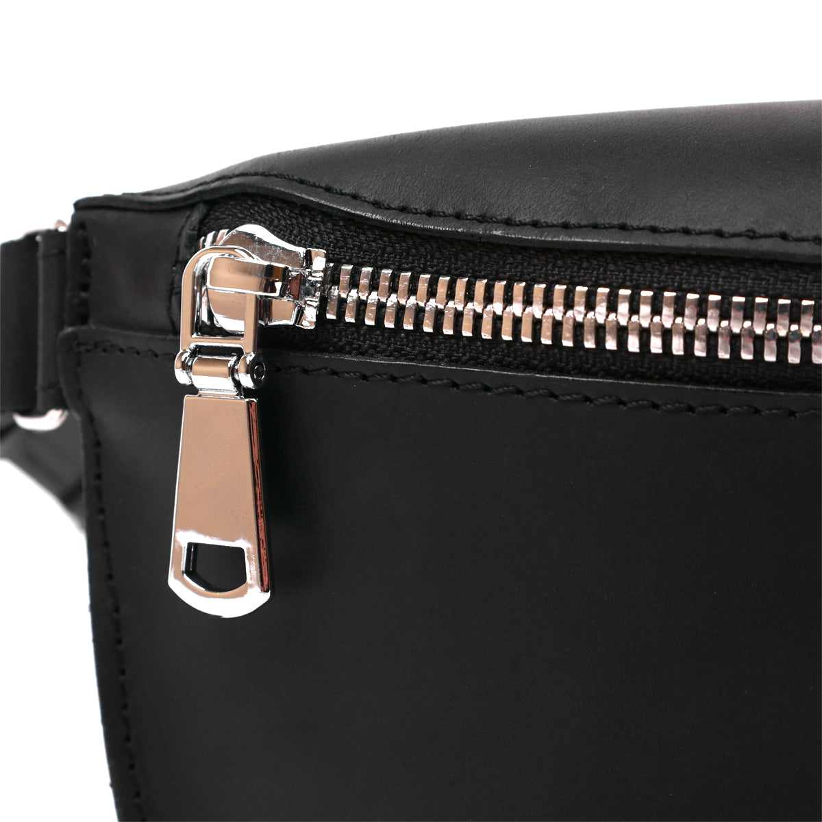 Vintage Women's Waist Bag SHVIGEL 16394 Black Genuine Leather Stylish Design