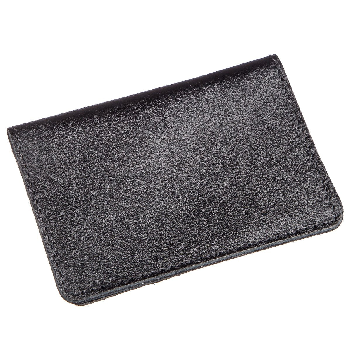 Leather Driver's License Cover SHVIGEL 13968 Black Natural Leather Made in Ukraine