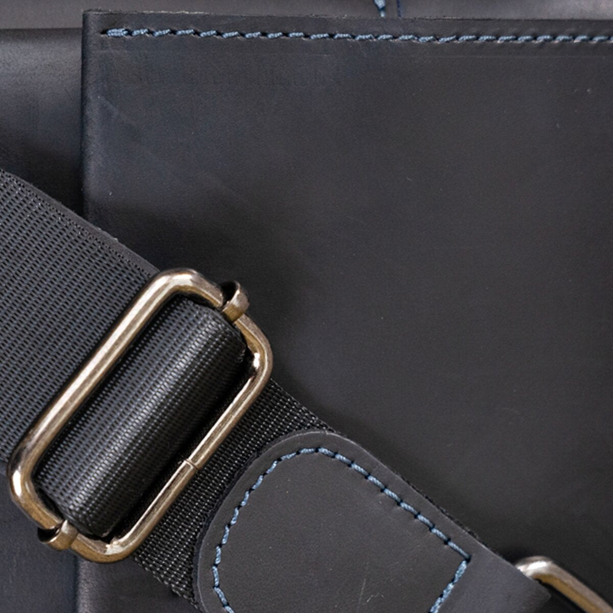 Men's Matte Leather Bag SHVIGEL 11173 Black Natural Leather Stylish Design