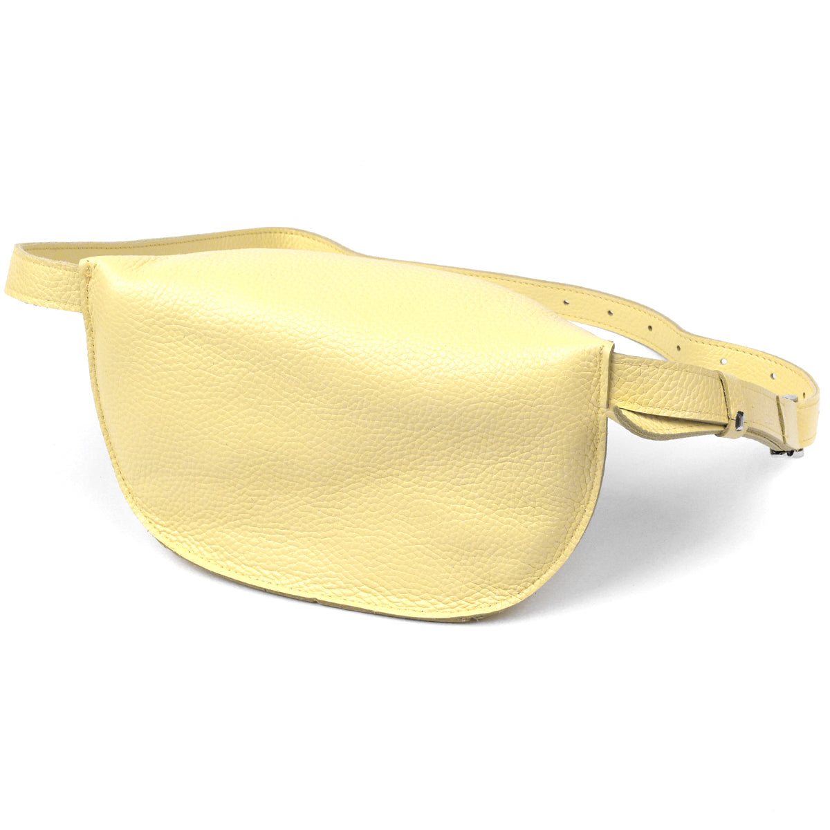 Women's Shoulder Bag SHVIGEL 16378 Natural Leather Lemon Color Stylish Design