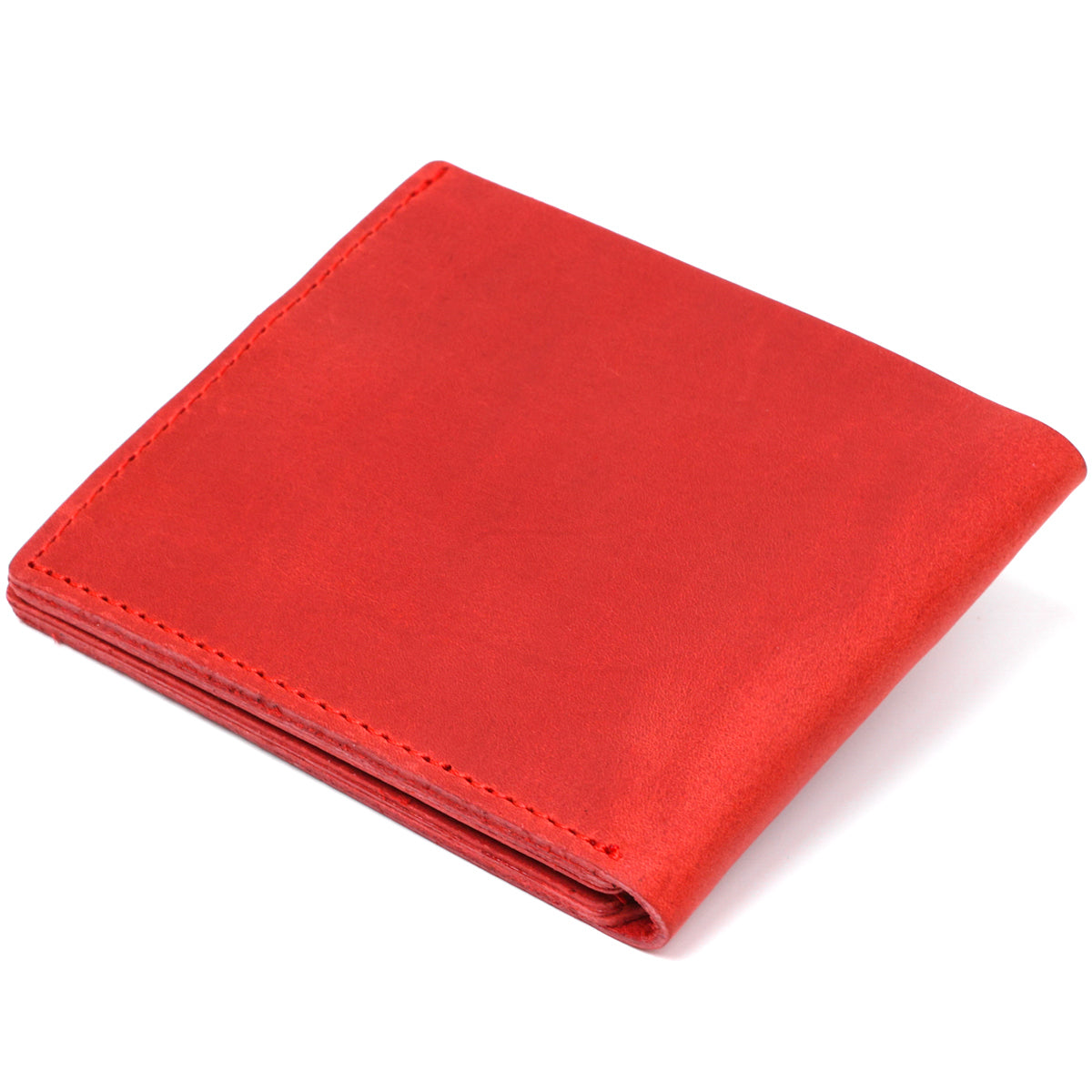 Small Vintage Women's Wallet SHVIGEL 16455 Red Genuine Leather from Ukraine