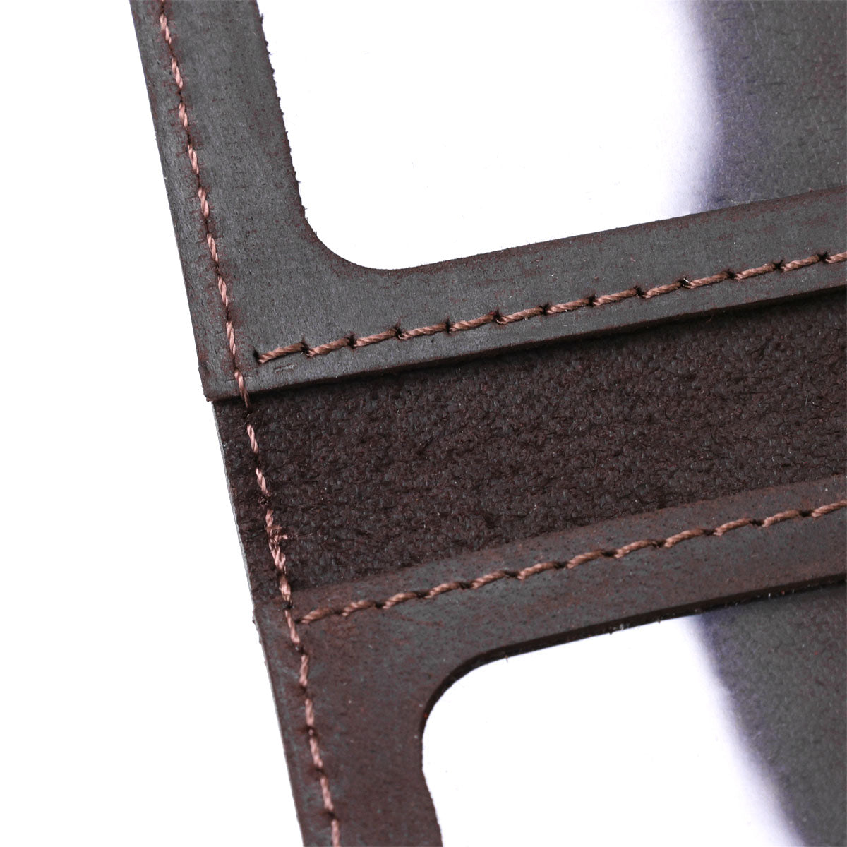 Leather Driver's License Holder SHVIGEL 13962 Brown Genuine Leather Made in Ukraine