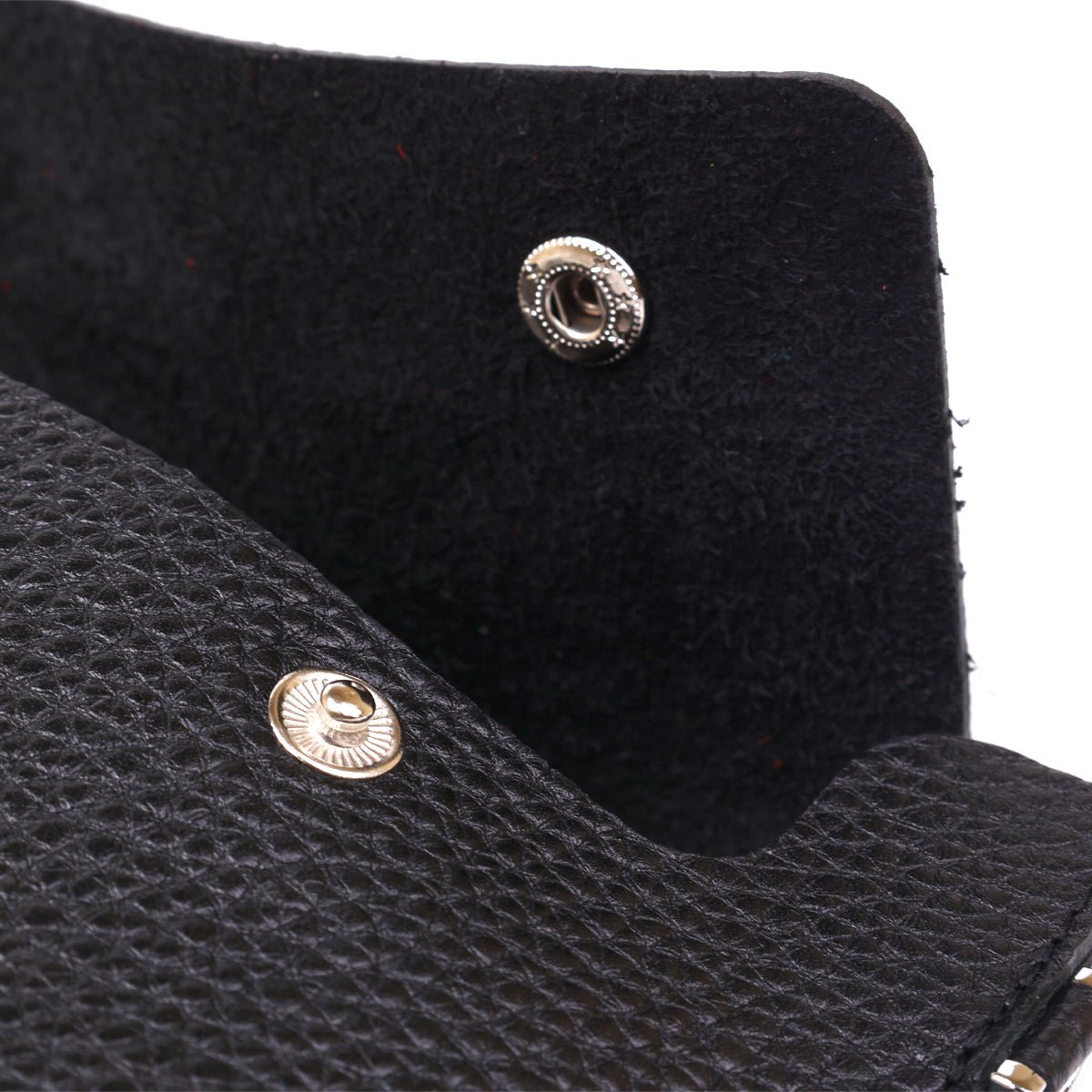 Leather Travel Cosmetic Bag SHVIGEL 16416 Black Natural Leather Durable Design