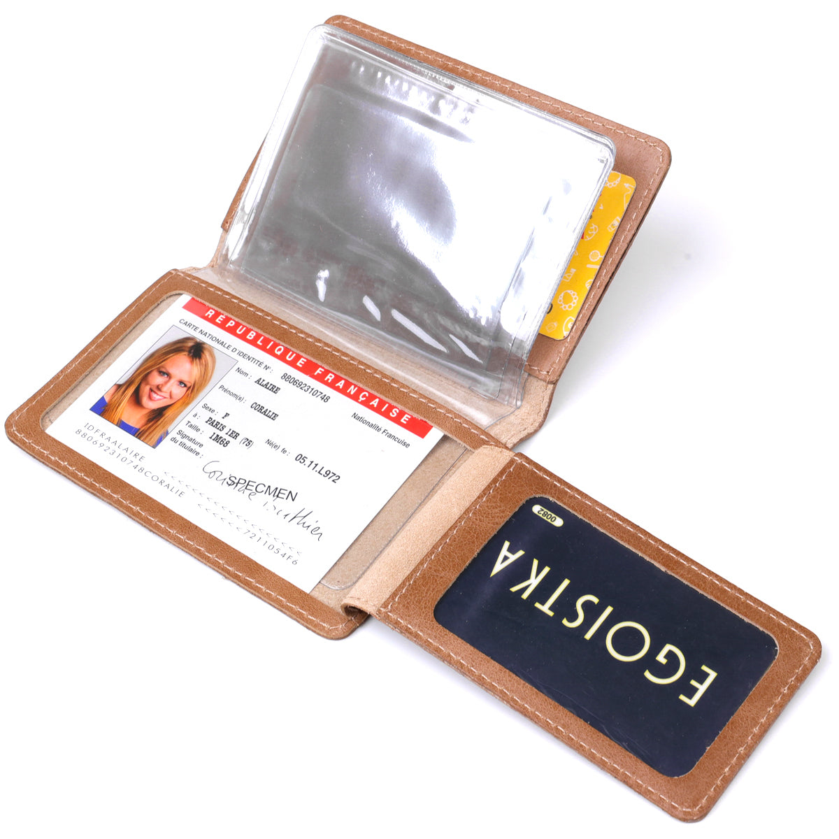 Reliable SHVIGEL Leather Car Document Holder 16071 Natural Leather Ukraine
