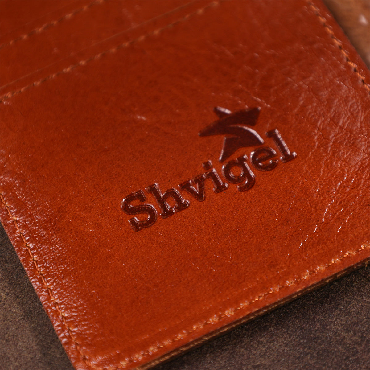 Comfortable SHVIGEL Natural Leather Vehicle Document Cover 16070 - Ukraine