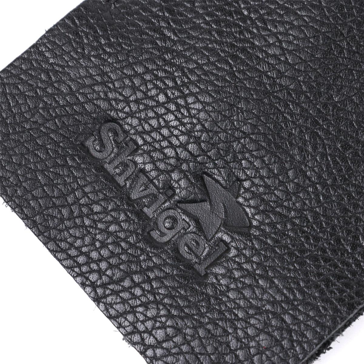 Leather Key Holder SHVIGEL 15308 Black Natural Leather Minimalist Design