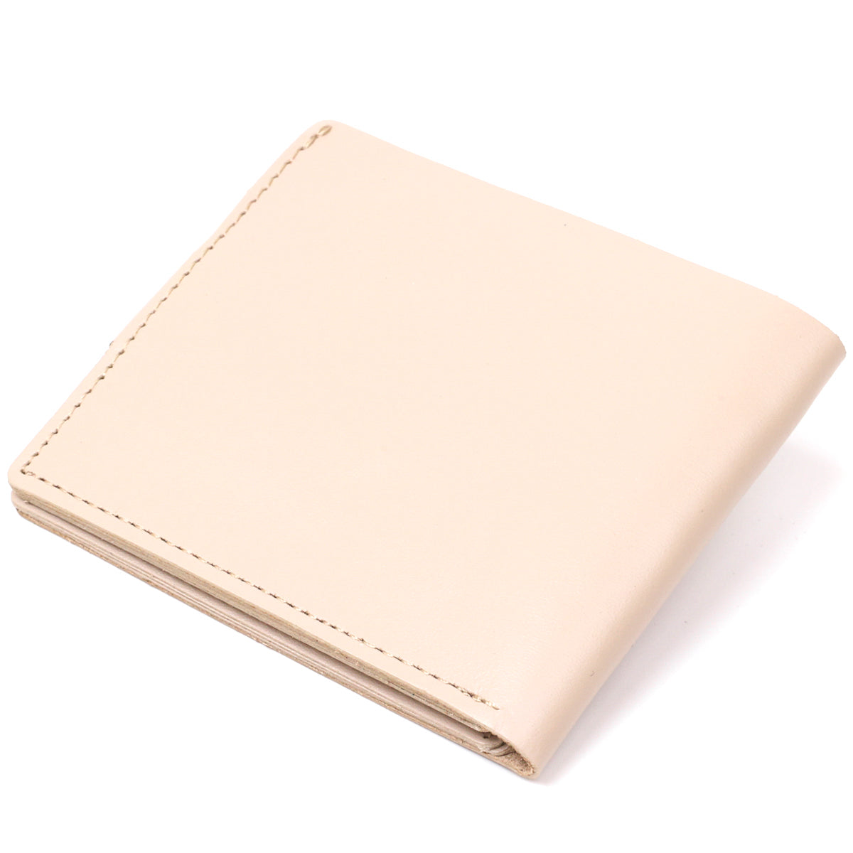 Stylish Leather Wallet SHVIGEL 16468 Beige Genuine Leather for Daily Use