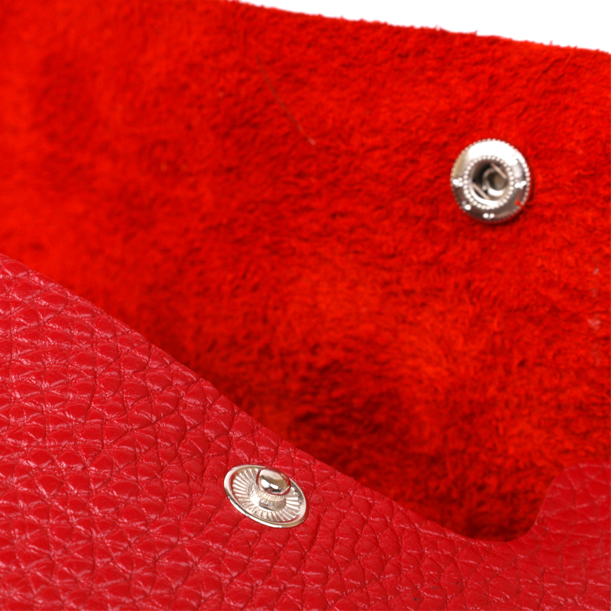Leather Travel Cosmetic Bag SHVIGEL 16417 Red Natural Leather Made in Ukraine